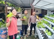 Polsek Candi wujudkan Ketahanan Pangan Lewat budidaya Sayur Hidroponik