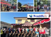 Senam Forkopimka Sedati Meriahkan Hari Bhayangkara ke-79 di Polsek Sedati