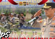 Ops Patuh Krakatau 2025, Polres Lampung Utara Laksanakan Apel Gelar Pasukan