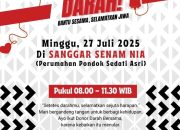 PMI Sidoarjo Gelar Donor Darah di Perumahan Pondok Sedati Asri, Ajak Warga Bantu Sesama