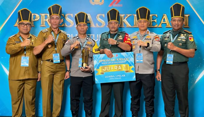Prestasi Gemilang Polres Bitung, Raih Juara 1 Lomba Tiga Pilar Bhabinkamtibmas Tingkat Mabes Polri
