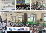 Polsek Sedati Gelar Penyuluhan Bahaya Narkoba, Miras, Rokok Ilegal, dan Judi Online kepada Pelajar SMPN 2 Sedati