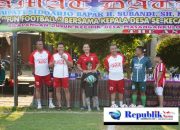 Fun Football Bupati Sidoarjo dan Dandim 0816 Sidoarjo Kompak Lawan Kades se Kecamatan Sukodono