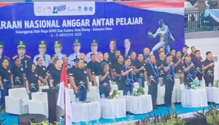 Hari Pertama Kejurnas Anggar Antar Pelajar 2025 di Bitung, Atlet Banten Dominasi Mendali Emas