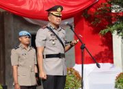 Pimpin Upacara Hari Juang Polri Tahun 2025, Kapolres Aceh Timur Bacakan Proklamasi Polisi