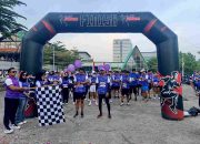 Kapolsek Gunung Anyar Membuka Acara Lari Gembira Fun Run 5K & 10K Jatim Series 1 Surabaya