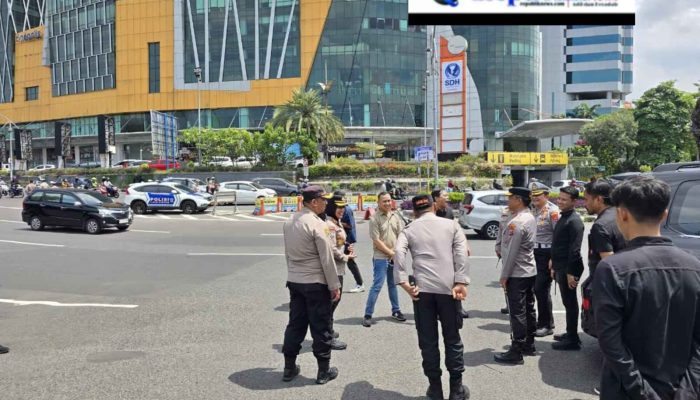 Massa Aksi Buruh di Jatim Berjalan Tertib, Polresta Sidoarjo Kawal Hingga Batas Kota Surabaya