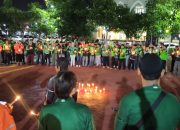 Polisi dan Ojol di Sidoarjo Gelar Aksi Solidaritas untuk Affan Kurniawan