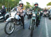 Patroli Gabungan Skala Besar, Polres Gresik bersama Kodim 0817/Gresik Pastikan Keamanan Masyarakat