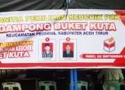 Pelaksanaan Pemilihan Kepala Desa Gampong buket Kuta berlangsung Tertib Lancar dan Damai