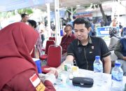 Sambut HUT ke-70 Lalu Lintas Bhayangkara, Polres Gresik Adakan Donor Darah, Cek Kesehatan Gratis, dan Pasar Murah untuk Masyarakat