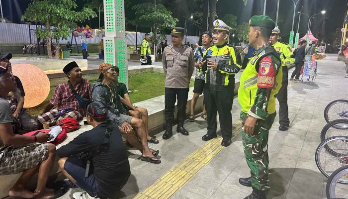 Sinergi TNI-Polri dan Satpol PP, Patroli Bersama Jogo Sidoarjo