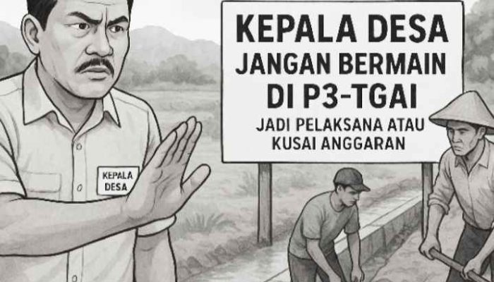 Kepala Desa Jangan Bermain di P3-TGAI, jadi Pelaksana atau Kuasai Anggaran