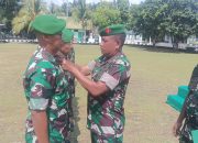 Dandim 1310/Bitung Lantik Kenaikan Pangkat Satu Tingkat Sejumlah Tamtama dan Bintara