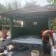 Pembangunan Poskamling di Lokasi TMMD ke-126 Kodim 0804/Magetan Masuki Tahap Finishing