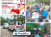 Yayasan Masjid Baitussalam Gelar Donor Darah Bersama PMI Sidoarjo di Pondok Sedati Asri