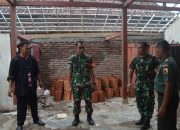 Dansatgas TMMD ke-126 Kodim 0804/Magetan Tinjau Pengerjaan Rutilahu di Desa Kembangan