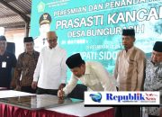 Buat Peziarah Nyaman, Bupati Sidoarjo Bantu Renovasi Makam Waliyullah Mbah Bungur