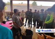 Wujudkan Pertanian Mandiri, Satgas TMMD ke-126 Kodim Sidoarjo Latih Warga Kedondong Buat Pupuk Kompos