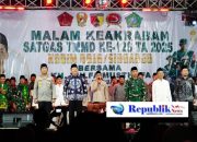 Bupati Sidoarjo Hadiri Pengajian dan Malam Keakraban Satgas TMMD ke-126