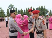 Kapolres Aceh Tamiang Pimpin Sertijab Empat Pejabat Utama dan Dua Kapolsek
