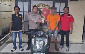 Kurang dari Satu Jam, Polsek Cerme Polres Gresik Tangkap Pelaku Curanmor dan Amankan Barang Bukti