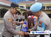 Cegah Bullying Kapolres Pelabuhan Tanjungperak Kukuhkan Polisi Siswa