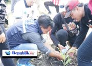 Kecamatan Tulangan dan DLHK Sidoarjo Tanam 8.000 Bibit Tanaman untuk Jaga Kelestarian Lingkungan