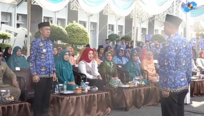 Ketua DPRD Lampura Hadiri Upacara Peringatan HUT Ke-54 KORPRI