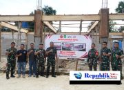 Danrem 084/Bhaskara Jaya Tinjau Lokasi Pembangunan Gerai Koperasi Desa di Sumenep