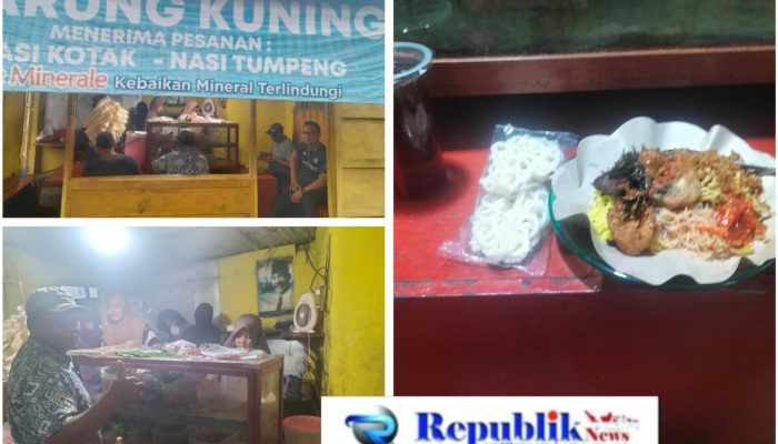 Nasi Kuning di Jalan Sungon Suko RT 25 RW 07 Ramai Pembeli Setiap Pagi