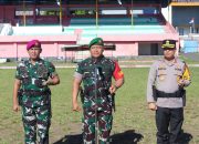 Dandim 1310/Bitung Pimpin Apel Gelar Pasukan, Kesiapan Pengaman Wakil Presiden di Kota Bitung ‎