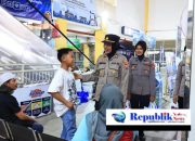 Sapa Humanis Polwan Polresta Sidoarjo Patroli Dialogis di Terminal Purabaya