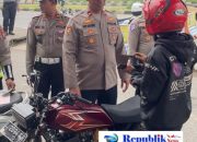 Polres Pelabuhan Tanjung Perak Gelar Razia Kendaraan Cegah Curanmor