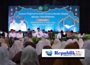 Bupati Sidoarjo Bersama Ribuan Jamaah Panjatkan Doa Untuk Sidoarjo di Usia ke-167