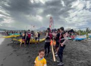 ‎Geger Kemunculan Buaya Di Pantai PT Bimoli Polres Bitung Himbau Warga Waspada ‎