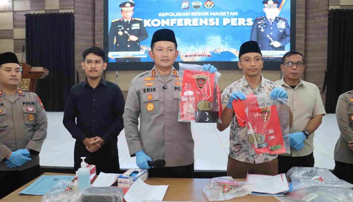 Hari Pertama Ops Pekat Semeru 2026, Polres Magetan Sita 21,38 Gram Sabu dan Amankan 3 Pelaku