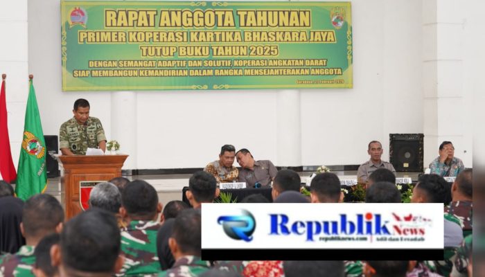 Korem 084/BJ Gelar RAT Primer Koperasi Kartika Bhaskara Jaya, Tutup Buku 2025 dan Lantik Pengurus Baru