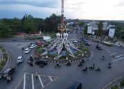 Pantauan Dari Udara, Arus Mudik Lebaran 1447 H di Lampung Utara Terpantau Ramai Lancar