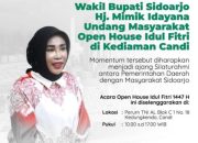 Wabup Sidoarjo Hj. Mimik Idayana Gelar Open House Idul Fitri 1447 H Selama Tiga Hari