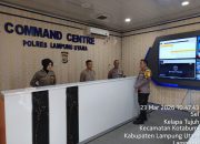 Personel Call Center 110 Polres Lampung Utara All Out Layani Masyarakat di Hari Ketiga Idul Fitri 1447 H