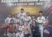Kontingen Inkanas Polres Pasuruan Borong 6 Medali di Kejuaraan Karate Kapolda Jatim Cup 2026