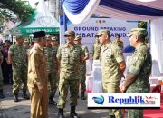 Danrem 084/Bhaskara Jaya Hadiri Ground Breaking Jembatan Kalianak Surabaya
