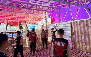 Kapolsek Sedati Pimpin Langsung Penggrebekan Sabung Ayam di Pepe