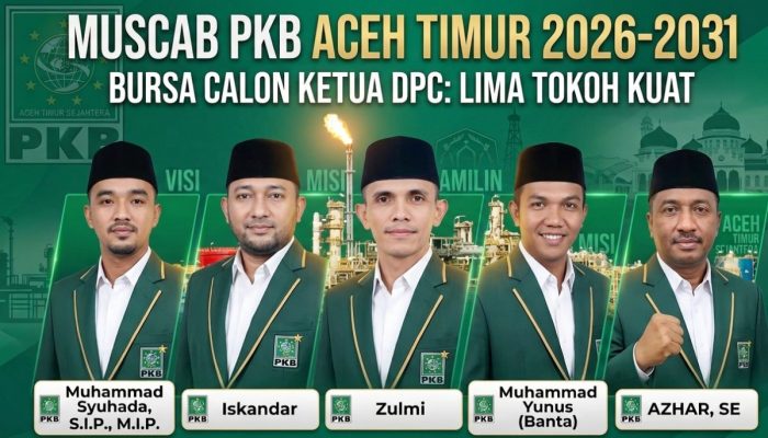 Muscab PKB Aceh Timur Siap Digelar, Zulmi Panitia Pastikan Persiapan 100 Persen