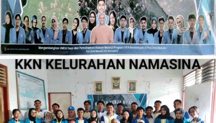 KKN Menyulam Sejarah Baru di Kelurahan Namasina: Dari Pengabdian Menjadi Perubahan