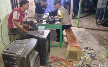 Respon Cepat Laporan 110, Polsek Sungkai Jaya Tertibkan Aktivitas Karaoke yang Meresahkan Warga
