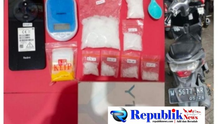 Polres Pasuruan Bekuk Pria Asal Pandaan dengan Barang Bukti 118 Gram Sabu