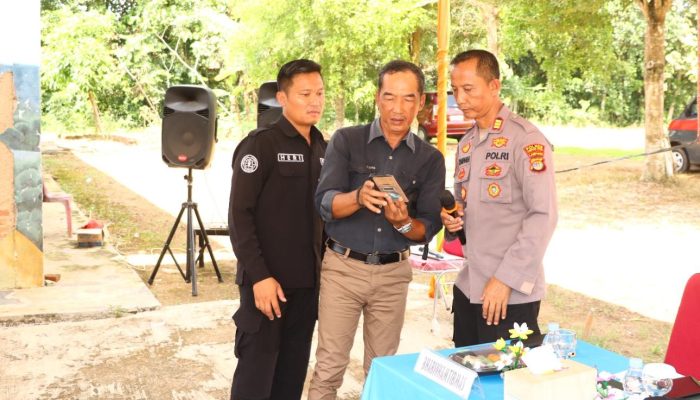 Tingkatkan Pelayanan, Polres Lampung Utara Sosialisasikan Layanan Call Center 110 Kepada Masyarakat