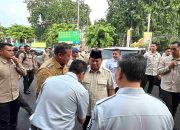 Presiden Republik Indonesia Prabowo Subianto Kunjungi Korban Tragedi Tabrakan Kereta di RSUD Chasbullah Abdul Majid (CAM) Kota Bekasi